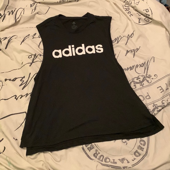 adidas Tops - Black Adidas logo tank top
